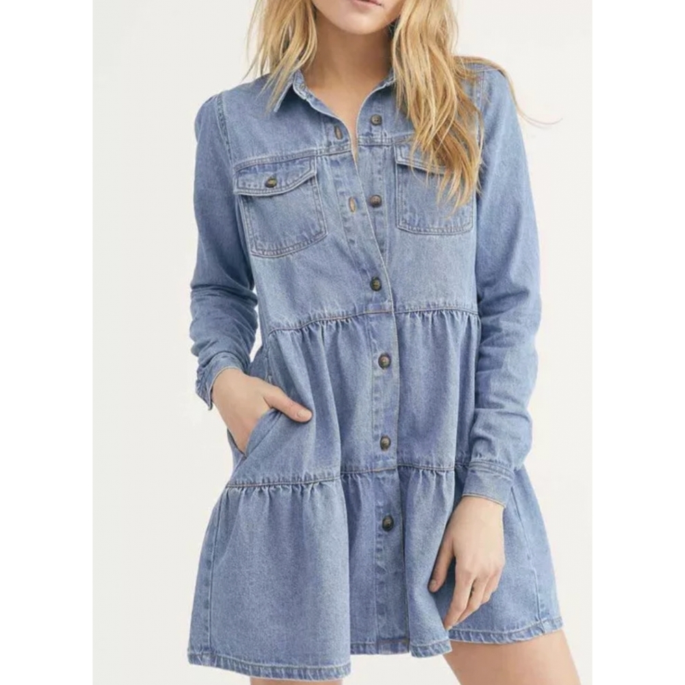 Free people denim dress